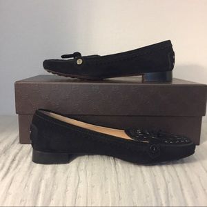 EUC Tod's Black Suede Loafers Size 6 FINAL PRICE